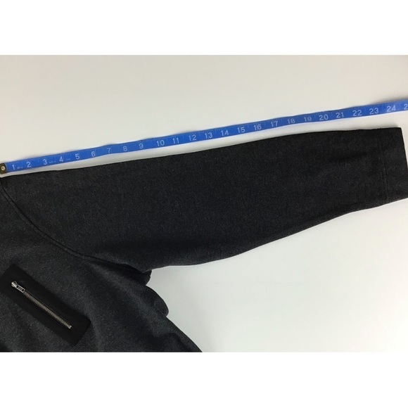 Cabi Love Carol Collection Gray & Black Ponte Jacket | Large - Picture 10 of 14